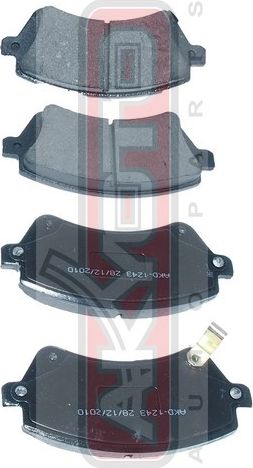 Тормозные колодки Akyoto Packing AKYOTO. Артикул AKD-1243