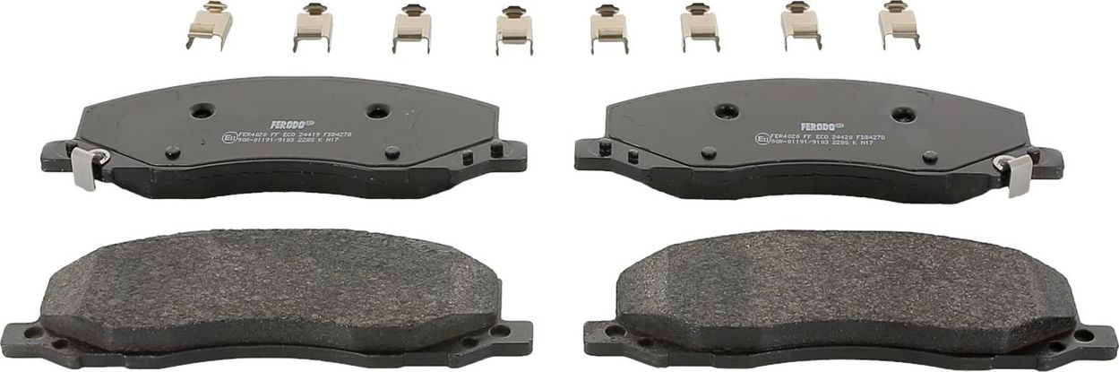 Тормозные колодки Ferodo Premier Eco Friction. Артикул FDB4278