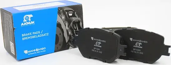 КОЛОДКИ ТОРМОЗНЫЕ ДИСКОВЫЕ ПЕРЕДНИЕ AKNUK TOYOTA COROLLA (E11), 04/97/ Aknuk. Артикул BP1095