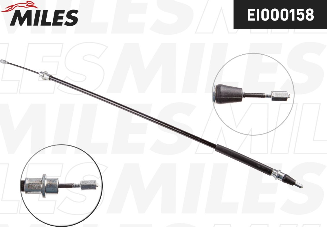 Трос ручника (тросик ручного тормоза) Miles. Артикул EI000158