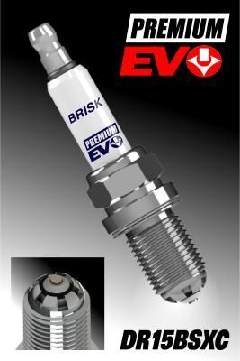 Свеча зажигания Brisk DR15BSXC   PREMIUM EVO. Артикул 1923