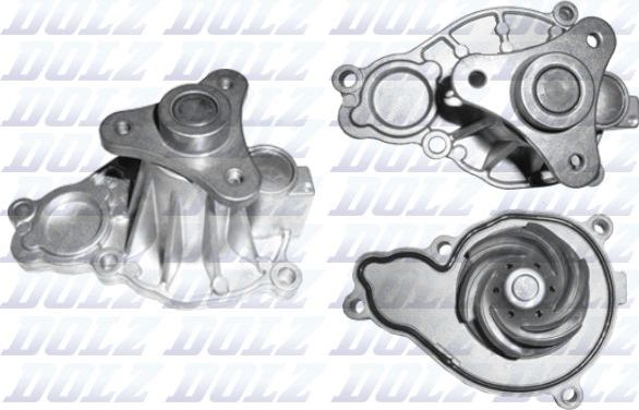 Помпа (водяной насос) Dolz для BMW 4 F32/F33/F36 2015-2026. Артикул B256
