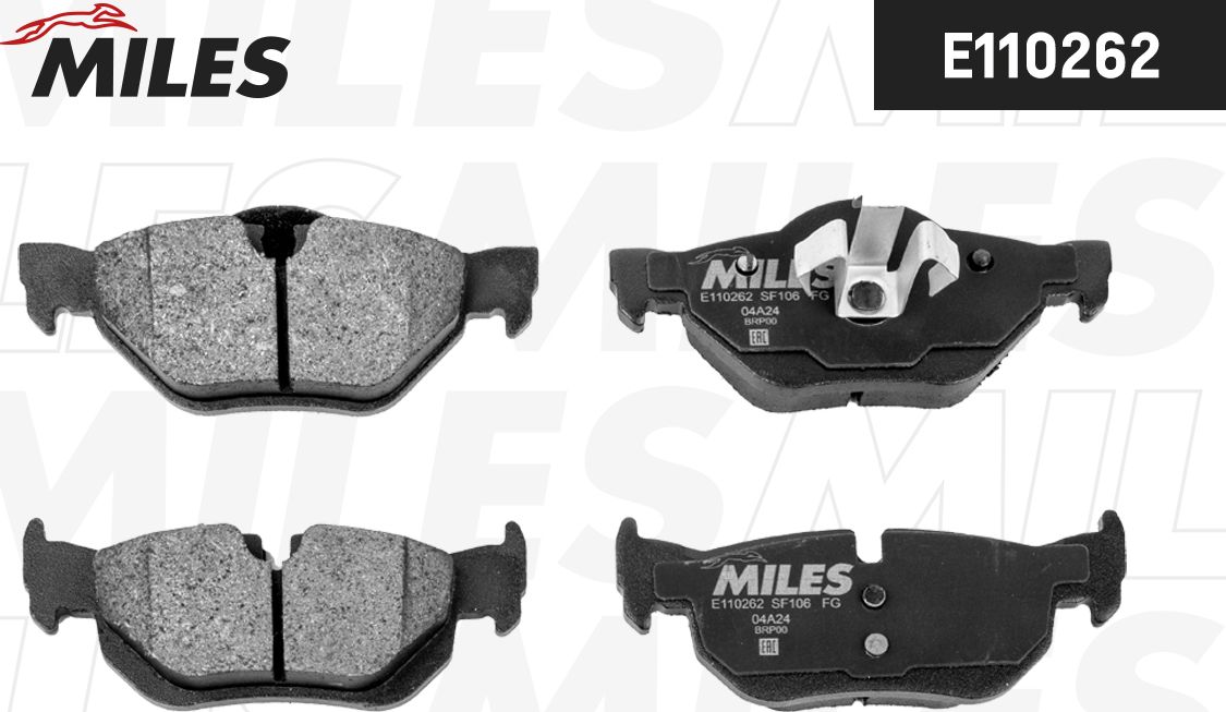 Тормозные колодки Miles (Semi-Metallic). Артикул E110262