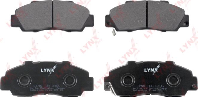 Тормозные колодки LYNXauto. Артикул BD-3405
