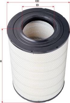 Воздушный фильтр Sakura. Артикул A-76440