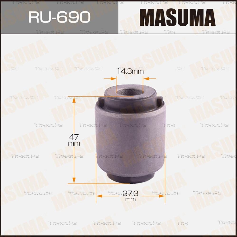 Сайлентблок заднего рычага подвески Masuma. Артикул RU-690