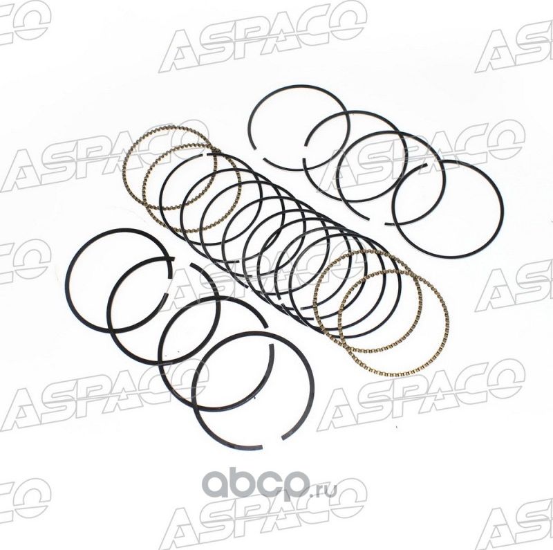 КОЛЬЦА ПОРШНЕВЫЕ 4ЦИЛИНДРА TOYOTA 1ZZFE AURIS (2006>)/ RAV 4 (2000-2005) (Aspaco). Артикул AP26899