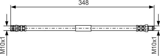 Тормозной шланг Bosch. Артикул 1 987 476 080