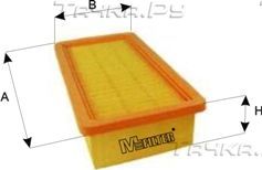 Воздушный фильтр MFilter для Volkswagen Santana 1981-1984. Артикул K 135