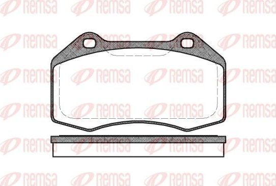 Тормозные колодки Remsa. Артикул 1113.00