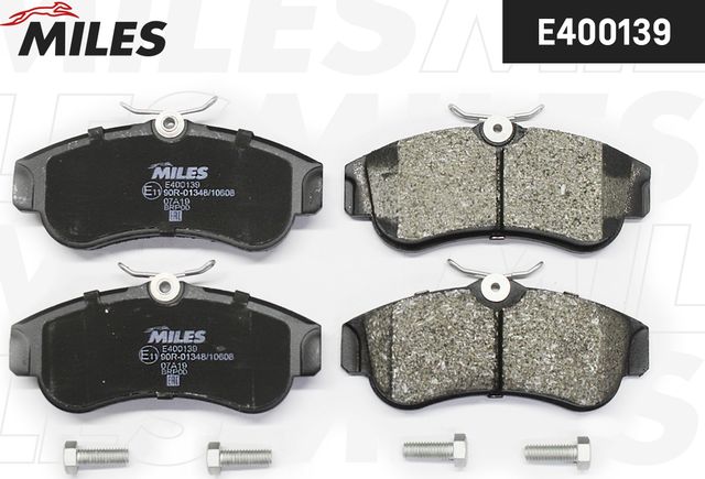 Тормозные колодки Miles (Low-Metallic). Артикул E400139