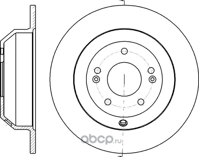 Диск тормозной (G-Brake). Артикул GR01911