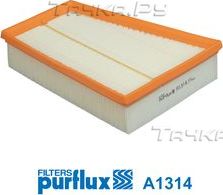 Воздушный фильтр Purflux для Renault Megane III 2008-2016. Артикул A1314