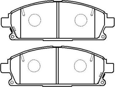 Тормозные колодки HSB. Артикул HP5079