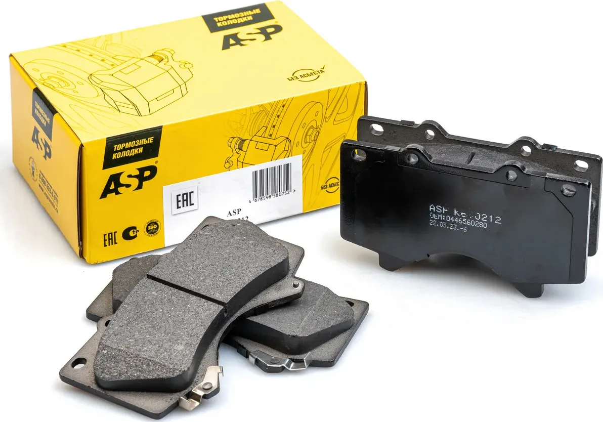 Передние тормозные колодки для а/м Toyota LC200/Lexus LX 570 (ASP) ASP. Артикул K610212