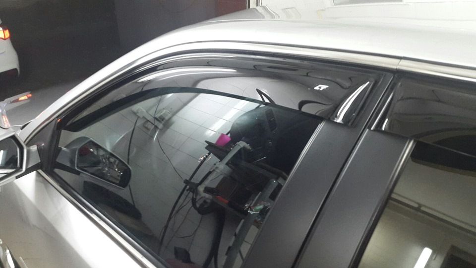 Дефлекторы Cobra Tuning для окон Kia Optima II 2005-2010. Артикул K11606