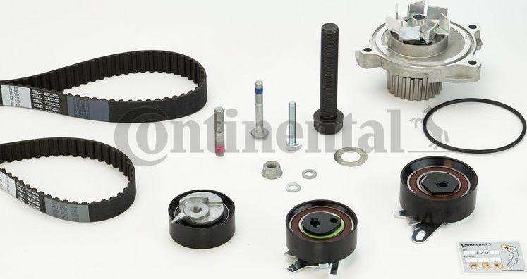 Помпа (водяной насос) с комплектом ремня ГРМ ContiTech. Артикул CT939WP11PRO