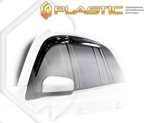 Дефлекторы СА Пластик для окон (Classic полупрозрачный) Renault Koleos I 2008-2011. Артикул 2010030303147