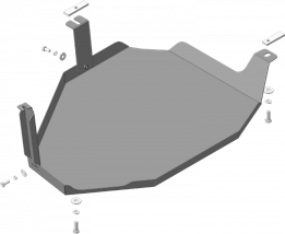 Защита Мотодор для топливного бака Kia Sorento III (Prime) рестайлинг 2017-2020. Артикул 00942