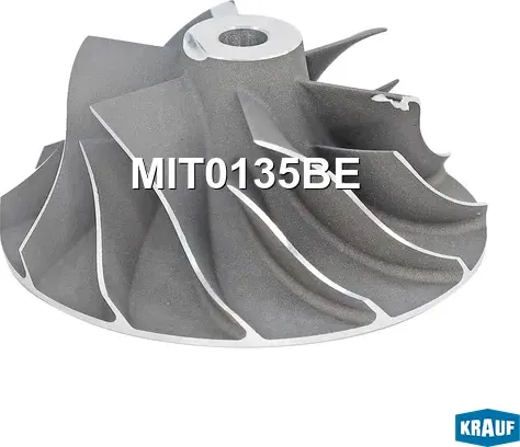 Крыльчатка турбокомпрессора Krauf. Артикул MIT0135BE