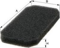 Салонный фильтр MFilter для DAF LF 45 2001-2026. Артикул K 993