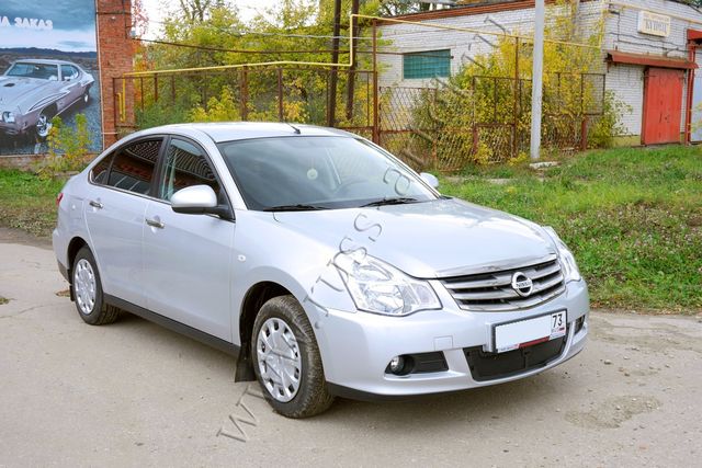 Накладки Русская Артель на ковролин порогов для Nissan Almera G15 2014-2018. Артикул NN-159202