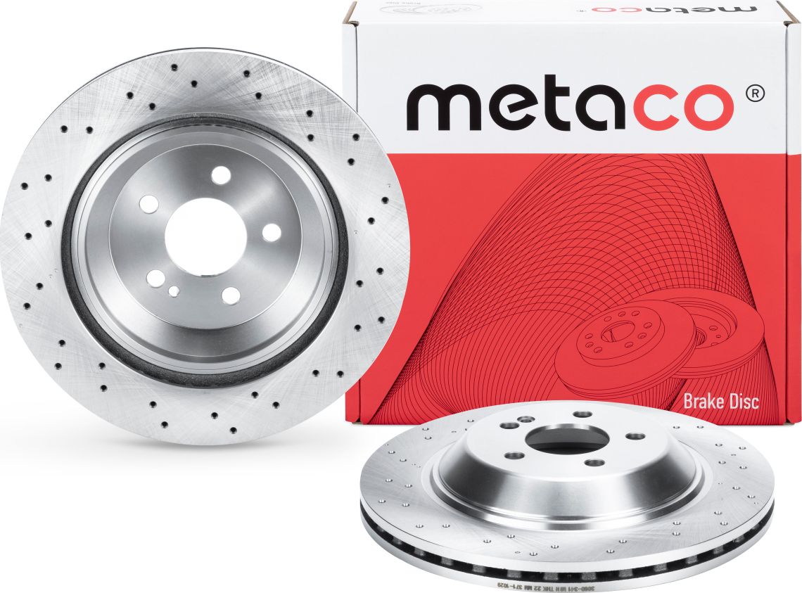 Диск тормозной задний (Metaco). Артикул 3060341
