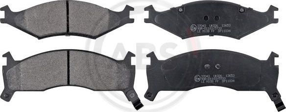 Тормозные колодки ABS. Артикул 37043