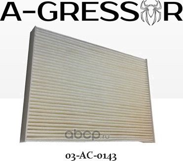 ФИЛЬТР САЛОНА A-GRESSOR 03-AC-0143 NISSAN 27277-4BU0A A-Gressor. Артикул 03AC0143