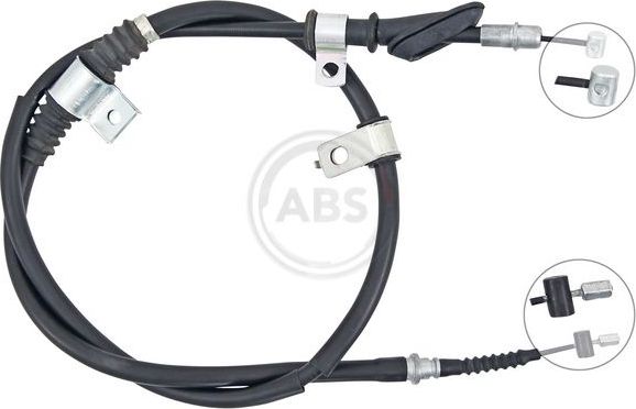 Трос ручника (тросик ручного тормоза) ABS. Артикул K14208