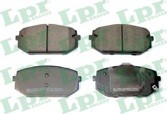 Тормозные колодки LPR передние для Hyundai Tucson IV 2021-2026. Артикул 05P2397
