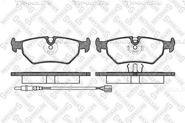Тормозные колодки Stellox. Артикул 276 032B-SX