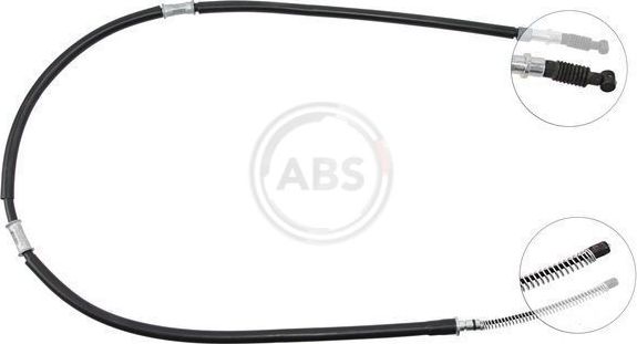 Трос ручника (тросик ручного тормоза) ABS. Артикул K19557