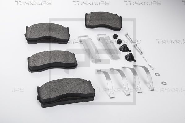 Тормозные колодки PE Automotive передние/задние для Mercedes-Benz Atego 1 1998-2004. Артикул 086.335-00A