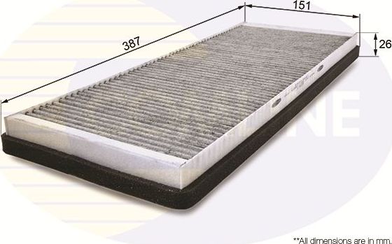 Салонный фильтр Comline. Артикул EKF125A