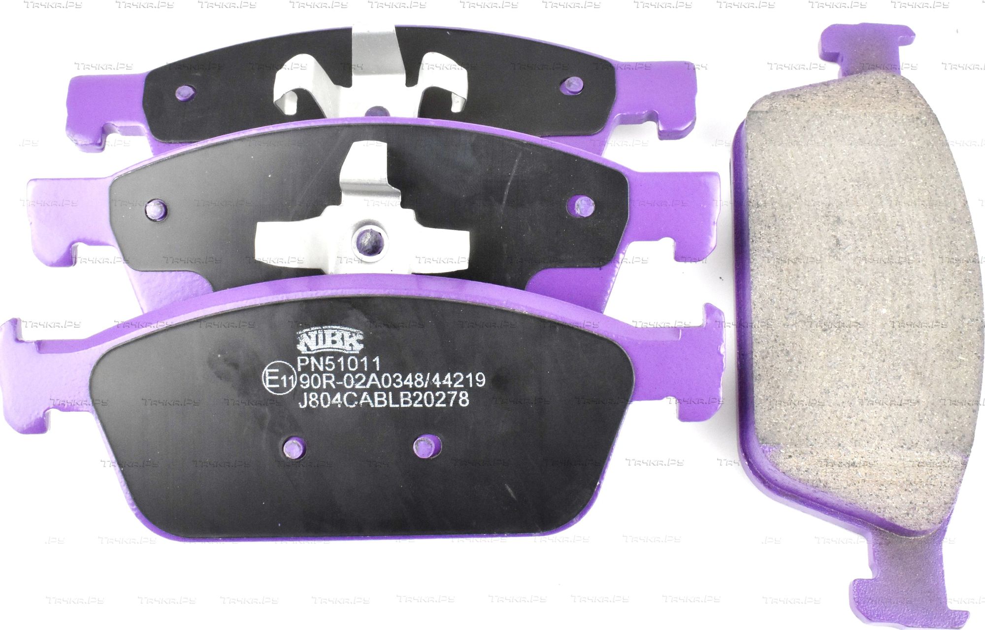 Тормозные колодки NiBK передние для Ford Focus III 2012-2019. Артикул PN51011
