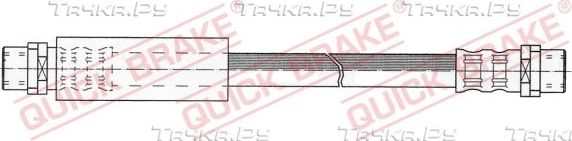 Тормозной шланг Quick Brake передний правый/левый для Audi 100 IV (C4) 1990-1994. Артикул 22.308