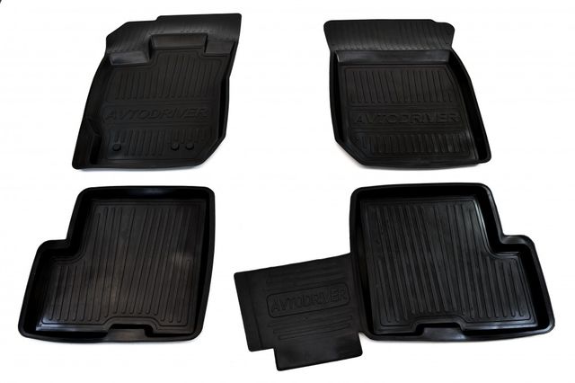 Коврики резиновые Avtodriver для салона Renault Sandero I 2009-2013. Артикул ADRJET026