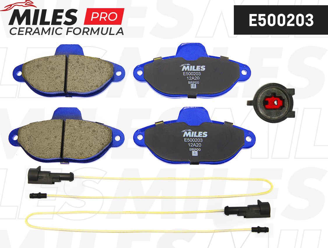 Тормозные колодки Miles (Керамика). Артикул E500203