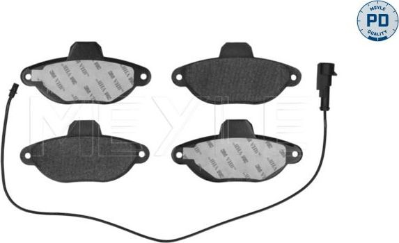 Тормозные колодки Meyle PD передние для Fiat Cinquecento 1991-1999. Артикул 025 214 3617/PD