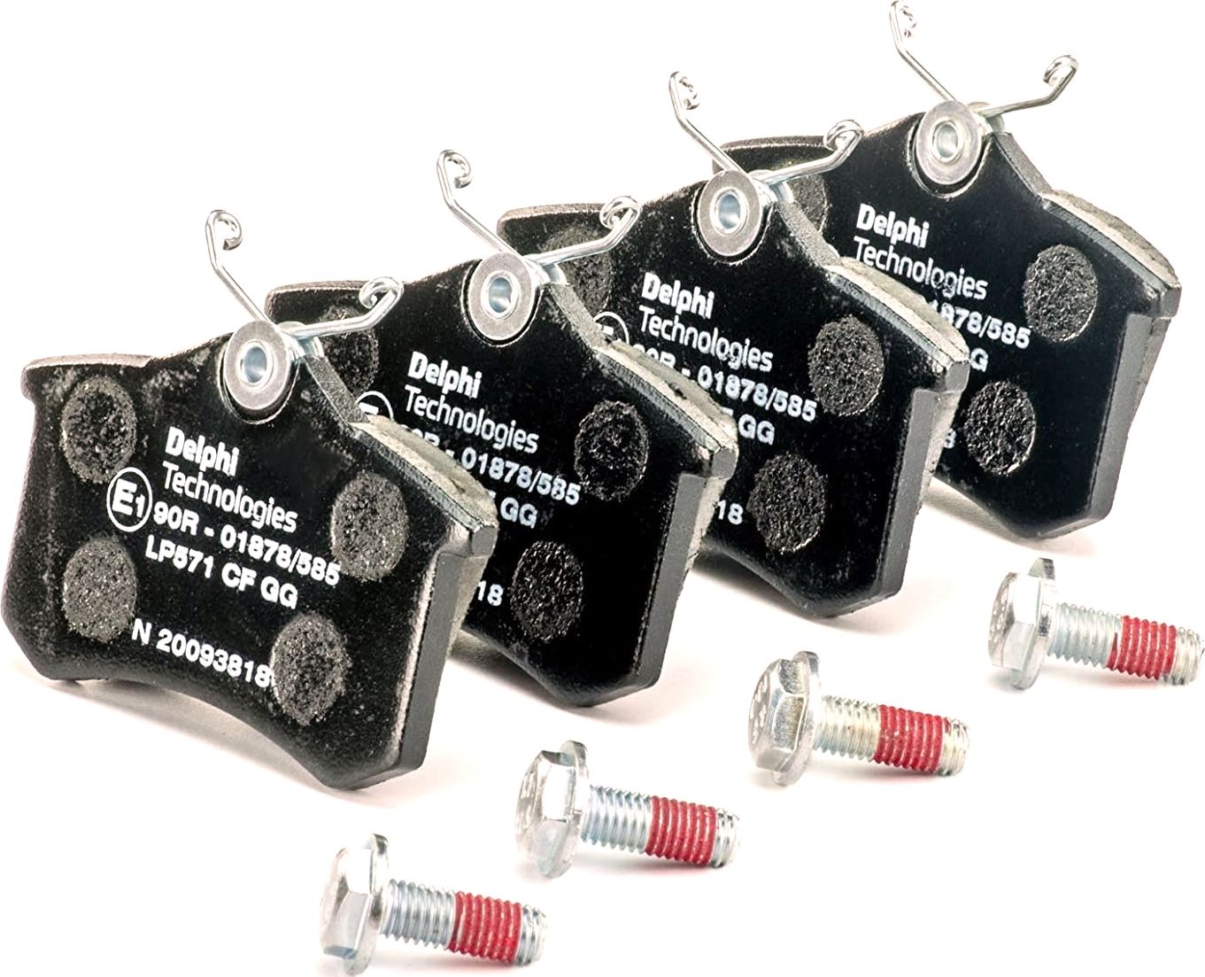 Тормозные колодки Delphi (Low-Metallic) задние для Volkswagen Passat B5 1996-2000. Артикул LP571