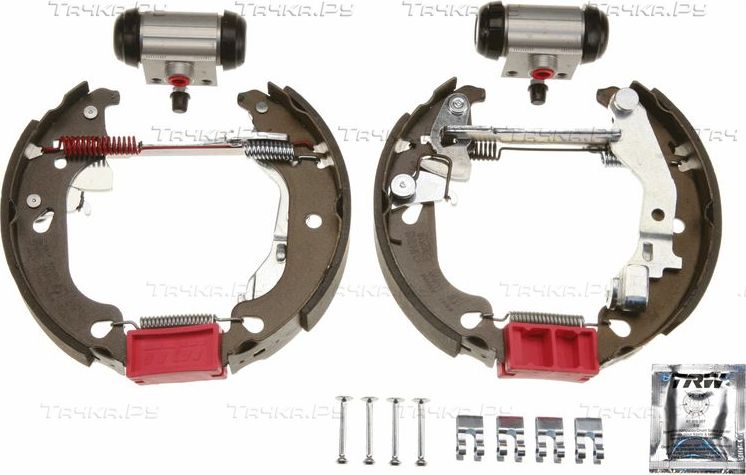 Тормозные колодки TRW (алюминий) задние для Fiat Punto II 1999-2012. Артикул GSK1772