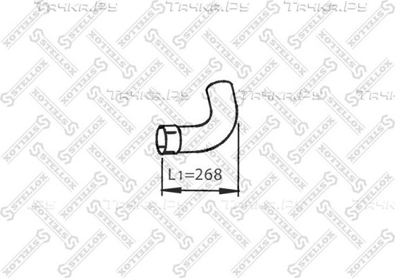 Глушитель Stellox для MAN TGL 2005-2026. Артикул 82-03779-SX