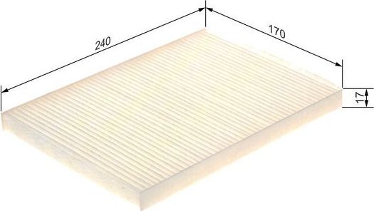 Салонный фильтр Bosch. Артикул 1 987 435 104