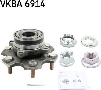 Ступичный подшипник (комплект) SKF. Артикул VKBA 6914