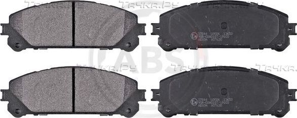 Тормозные колодки ABS передние для Toyota Highlander II (U40) 2007-2014. Артикул 37844