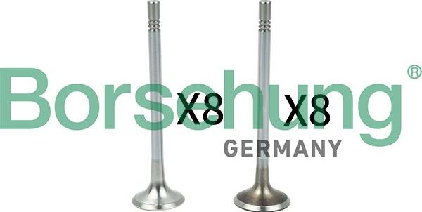 Комплект клапанов 8+8 Borsehung. Артикул B18629