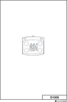 Тормозные колодки MK Kashiyama. Артикул D1009