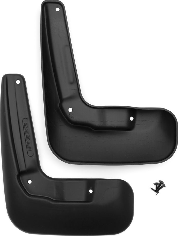 Брызговики Frosch (в пакете) передняя пара (длин. свес.) для Peugeot Expert 2017-2026. Артикул NLF.38.30.F18