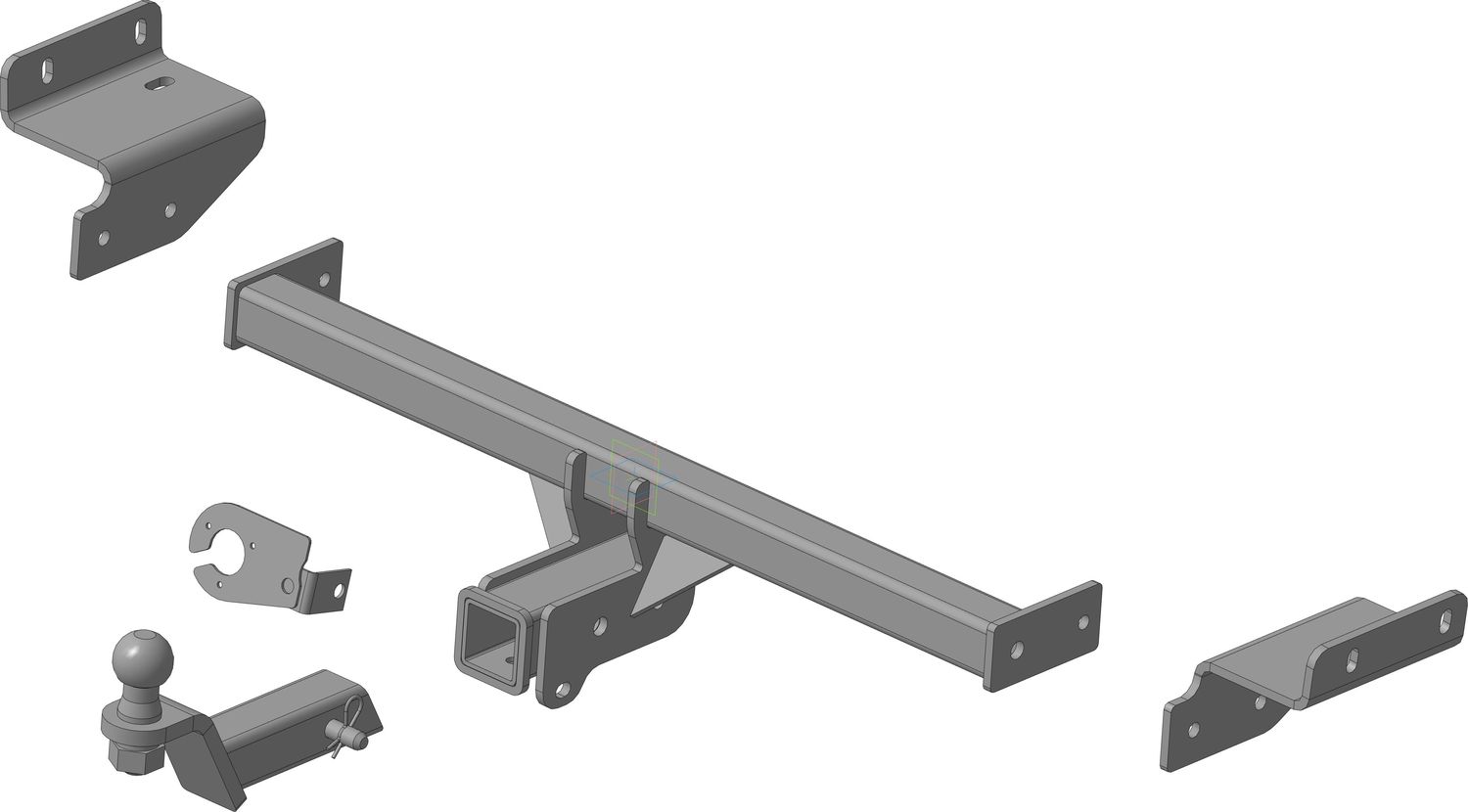 Фаркоп Трейлер под американский квадрат для Solaris HC 2024-2026. Артикул 7262
